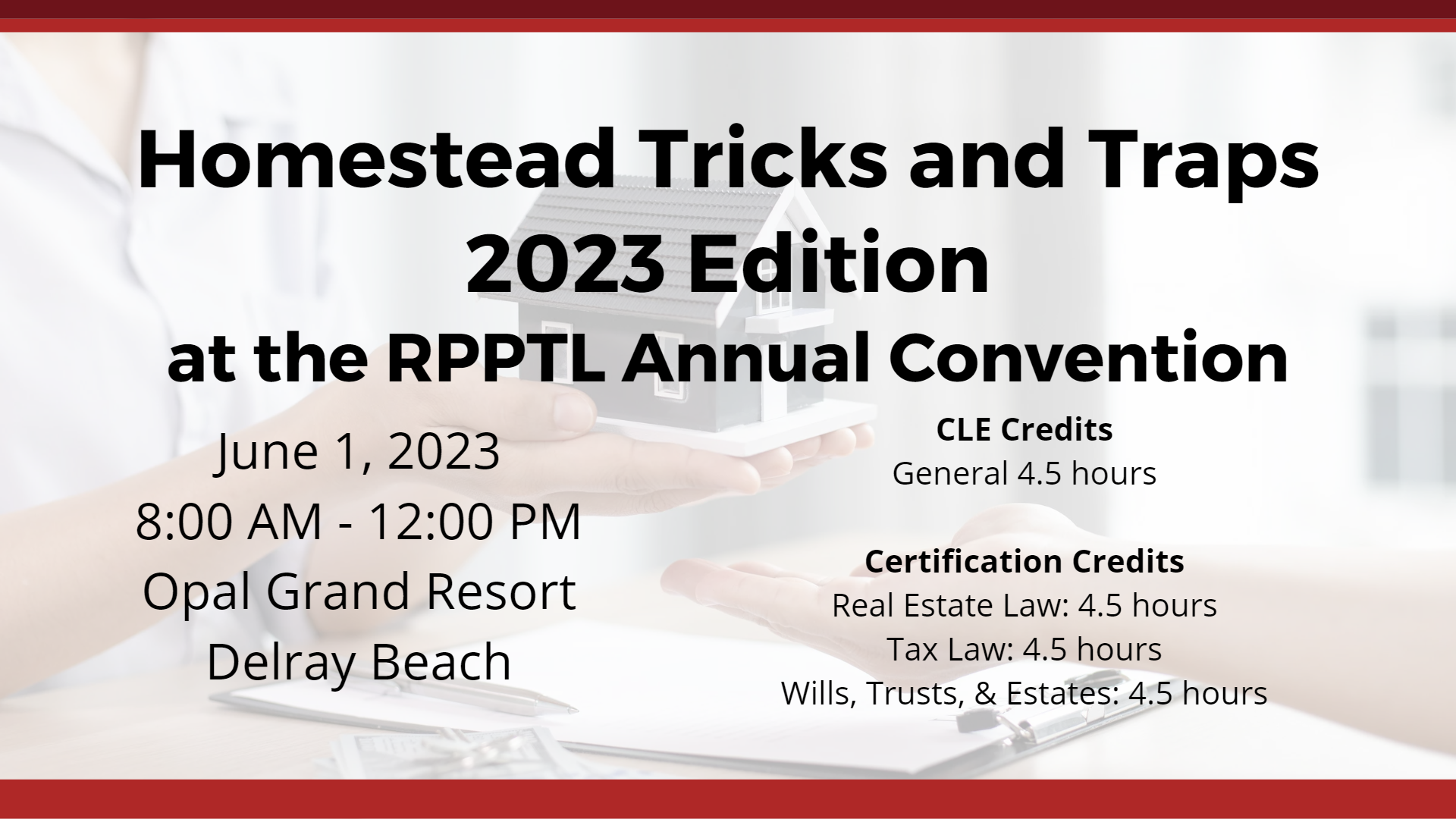 Homestead Tricks and Traps – 2023 Edition