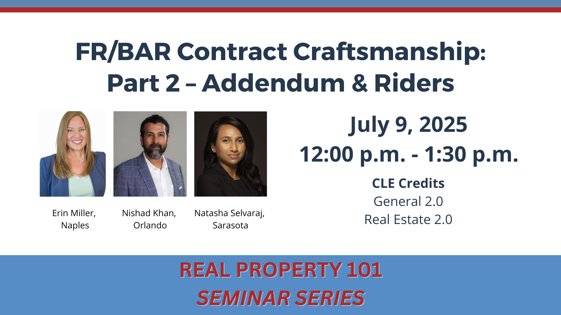 FR/BAR Contract Craftsmanship: Part 2– Addendum & Riders