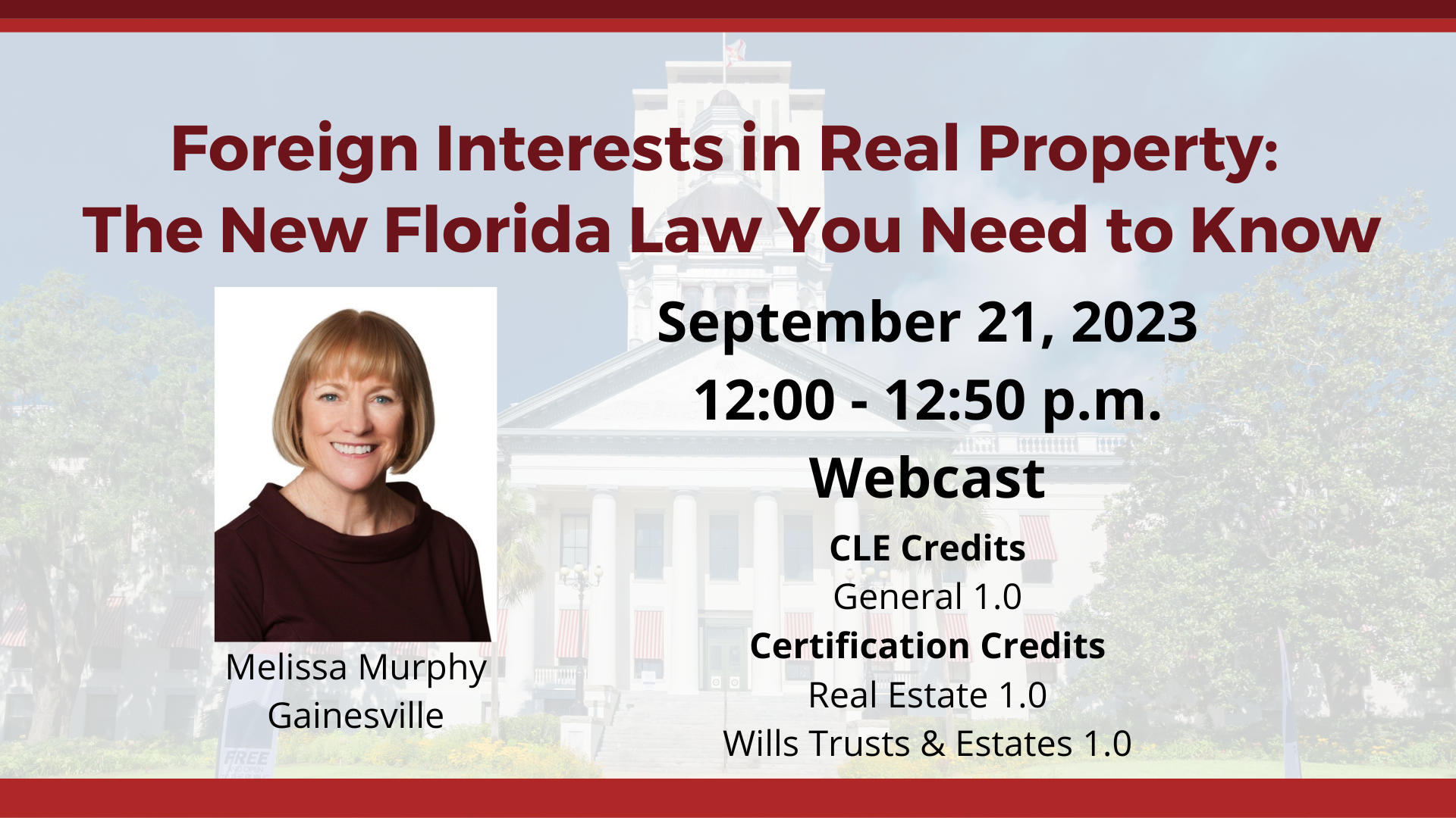 Foreign Interests in Real Property - The New Florida Law You Need to Know
