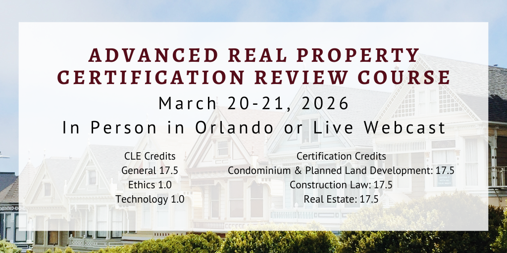 9427 Advanced Real Estate Certification Review Course 2026