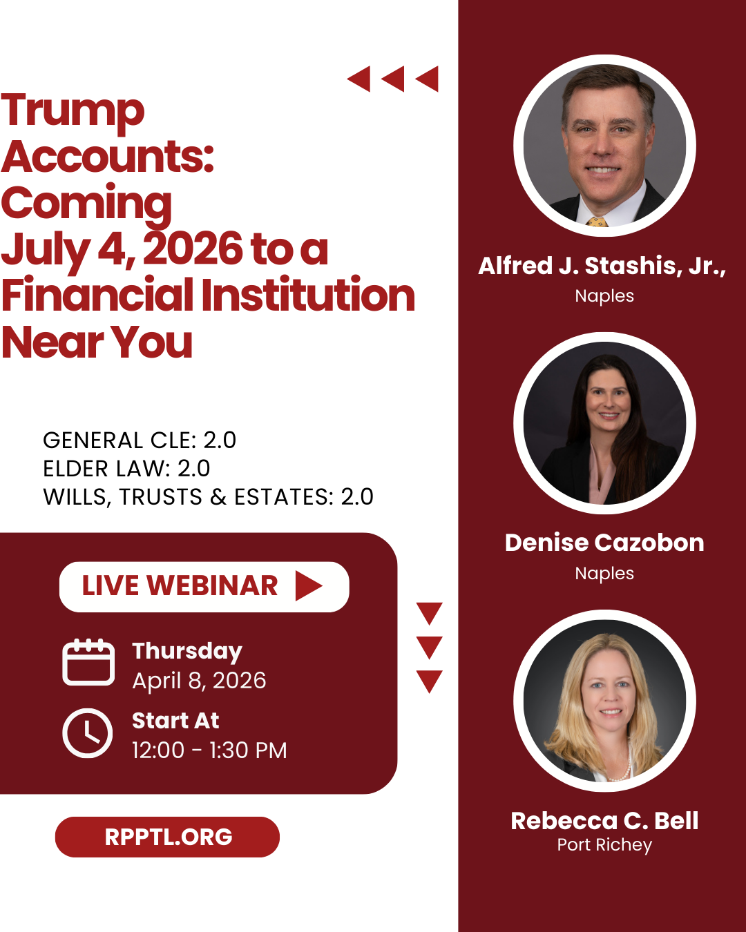  	 Trump Accounts: Coming July 4, 2026 to a Financial Institution Near You