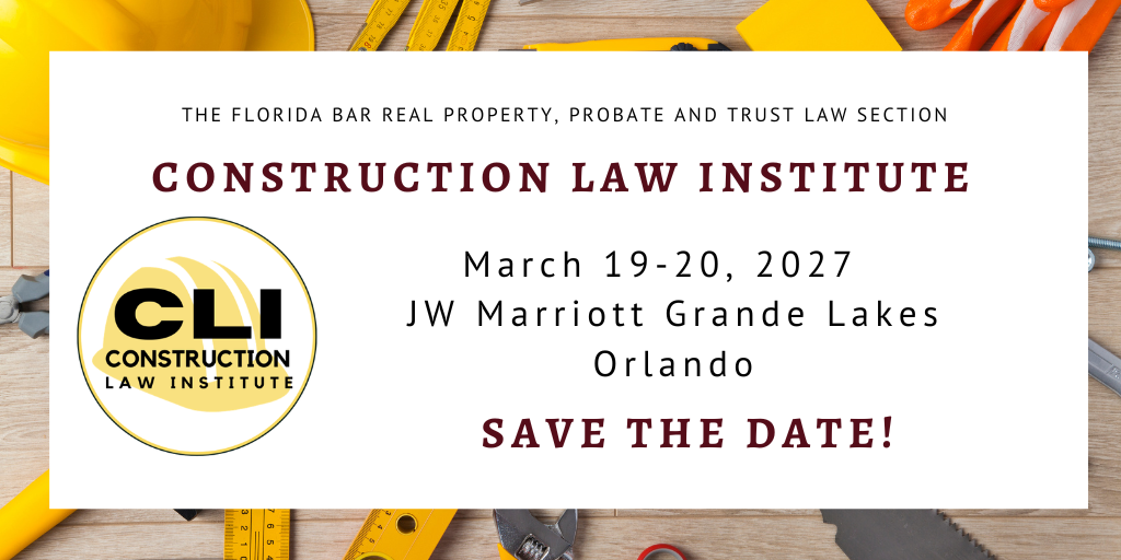 Construction Law Institute 2027